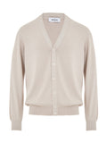 Gran Sasso Beige Cotton Cardigan Sweater