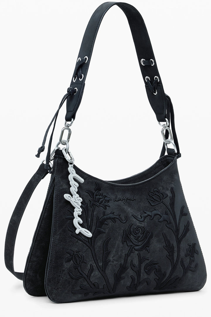 DESIGUAL WOMEN&#39;S BLACK BAG