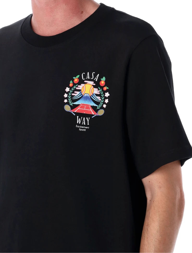 Casablanca T-shirt & Top Black Man