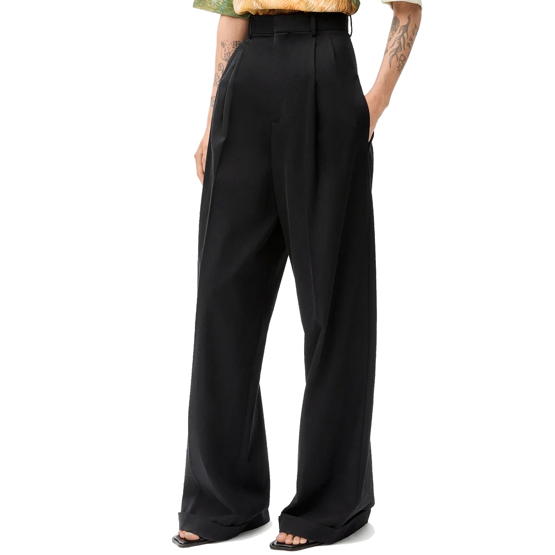 Loewe Cotton And Silk Pants – Siebentaschen