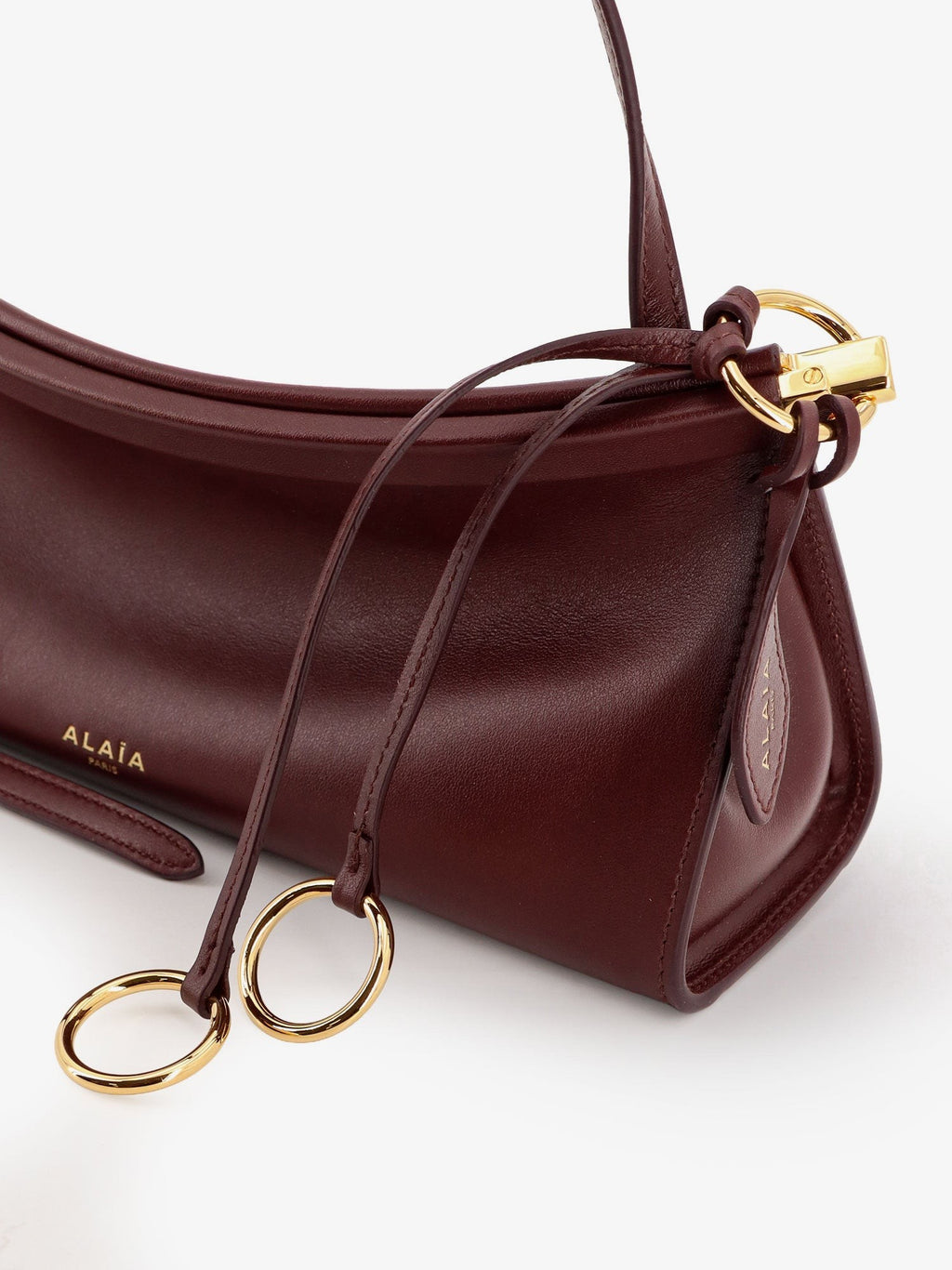 ALAIA East West leather shoulder bag