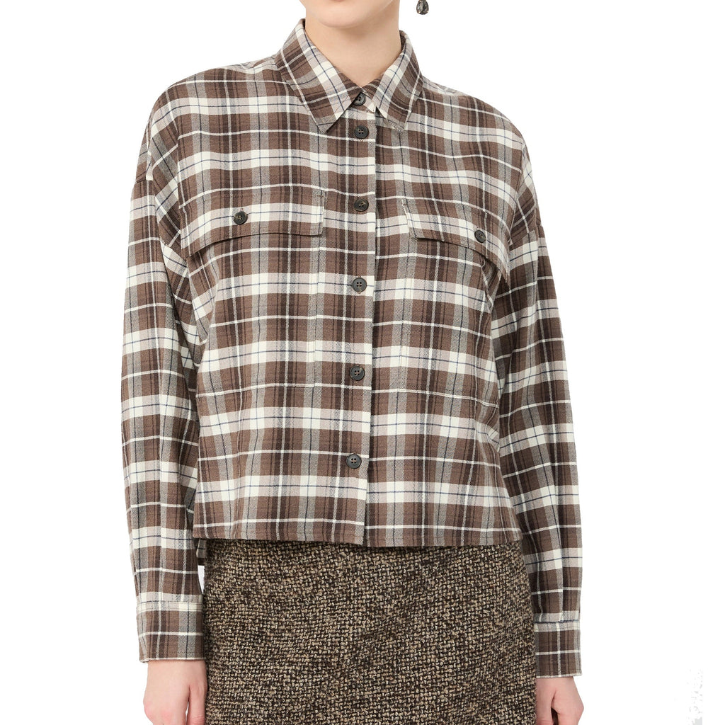 Max Mara Weekend Plaid Flannel Shirt