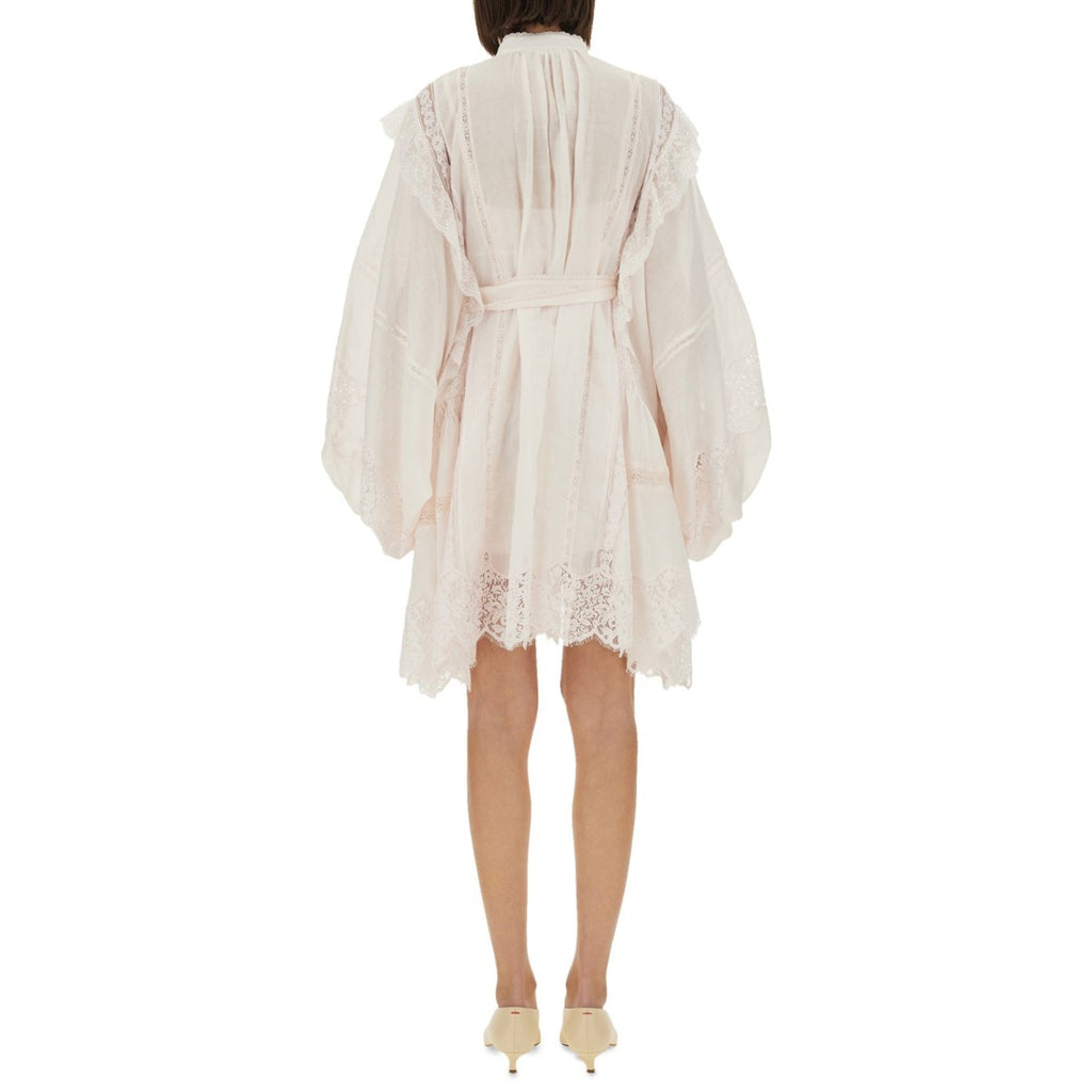 Zimmermann Lace Mini Dress - WOMEN CLOTHING - ZIMMERMANN - Tluxy New