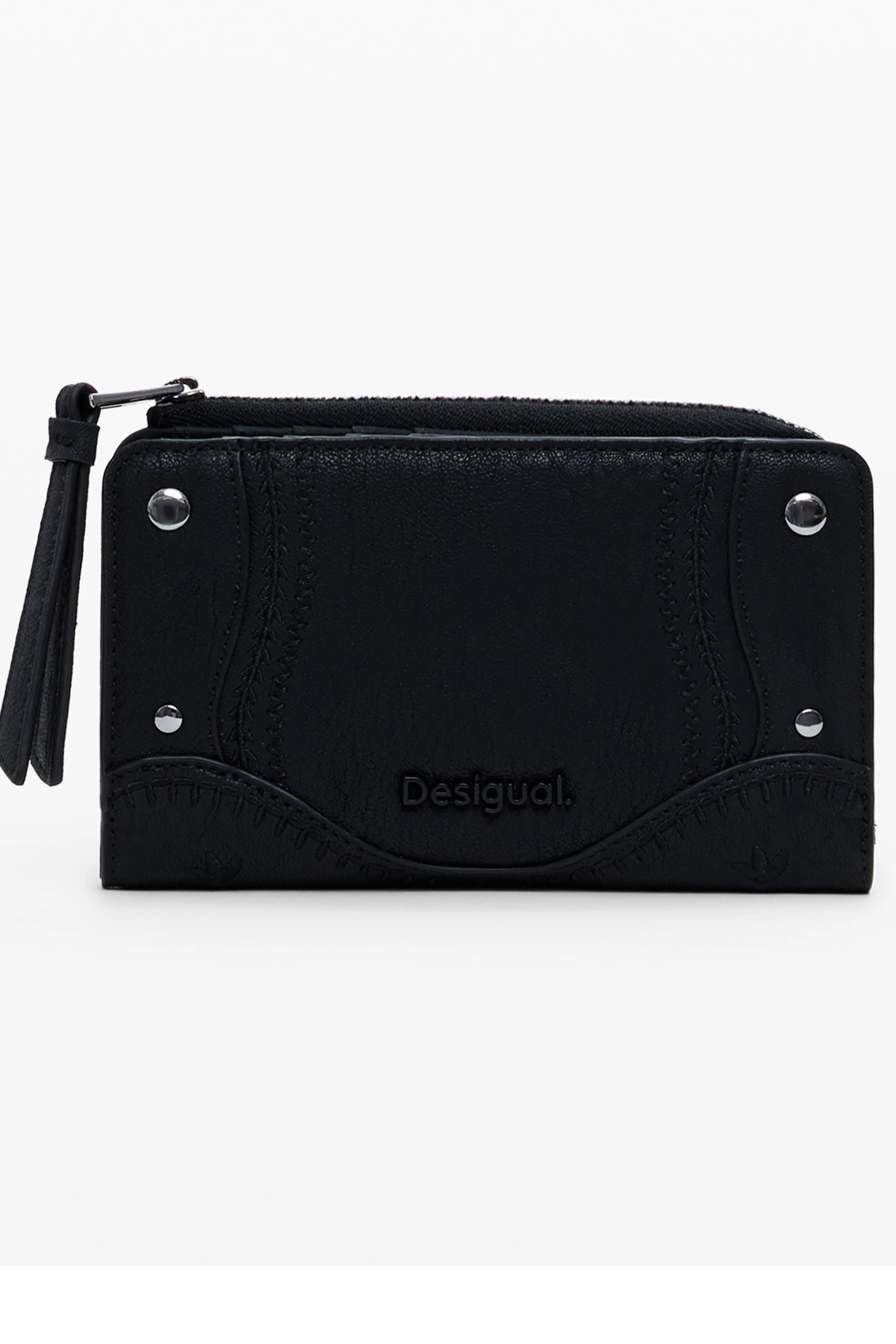 DESIGUAL WOMEN&#39;S BLACK WALLET