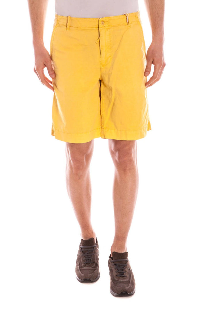 GANT YELLOW MEN&#39;S BERMUDA PANTS