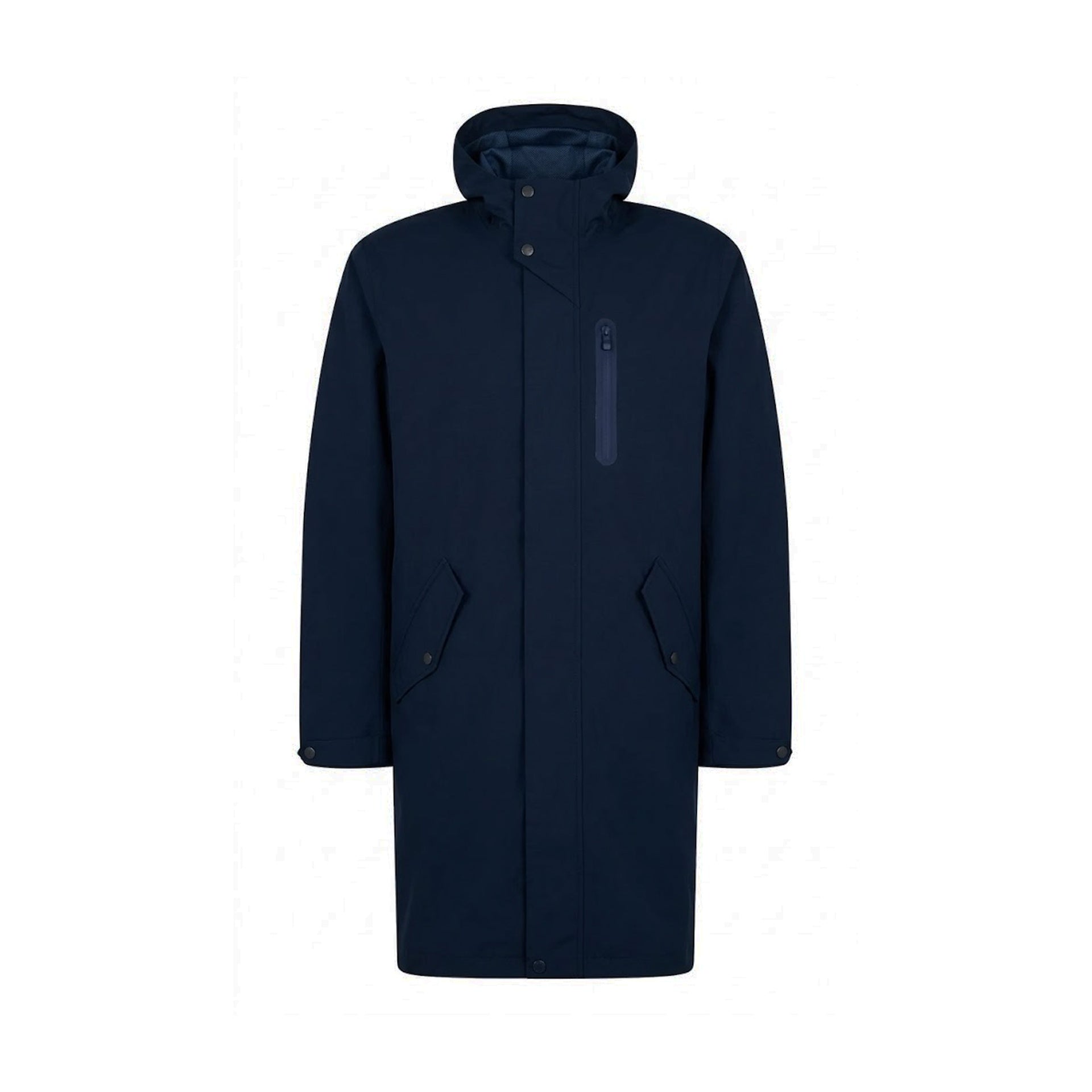 HERNO Hooded Rain Coat Blue – Siebentaschen