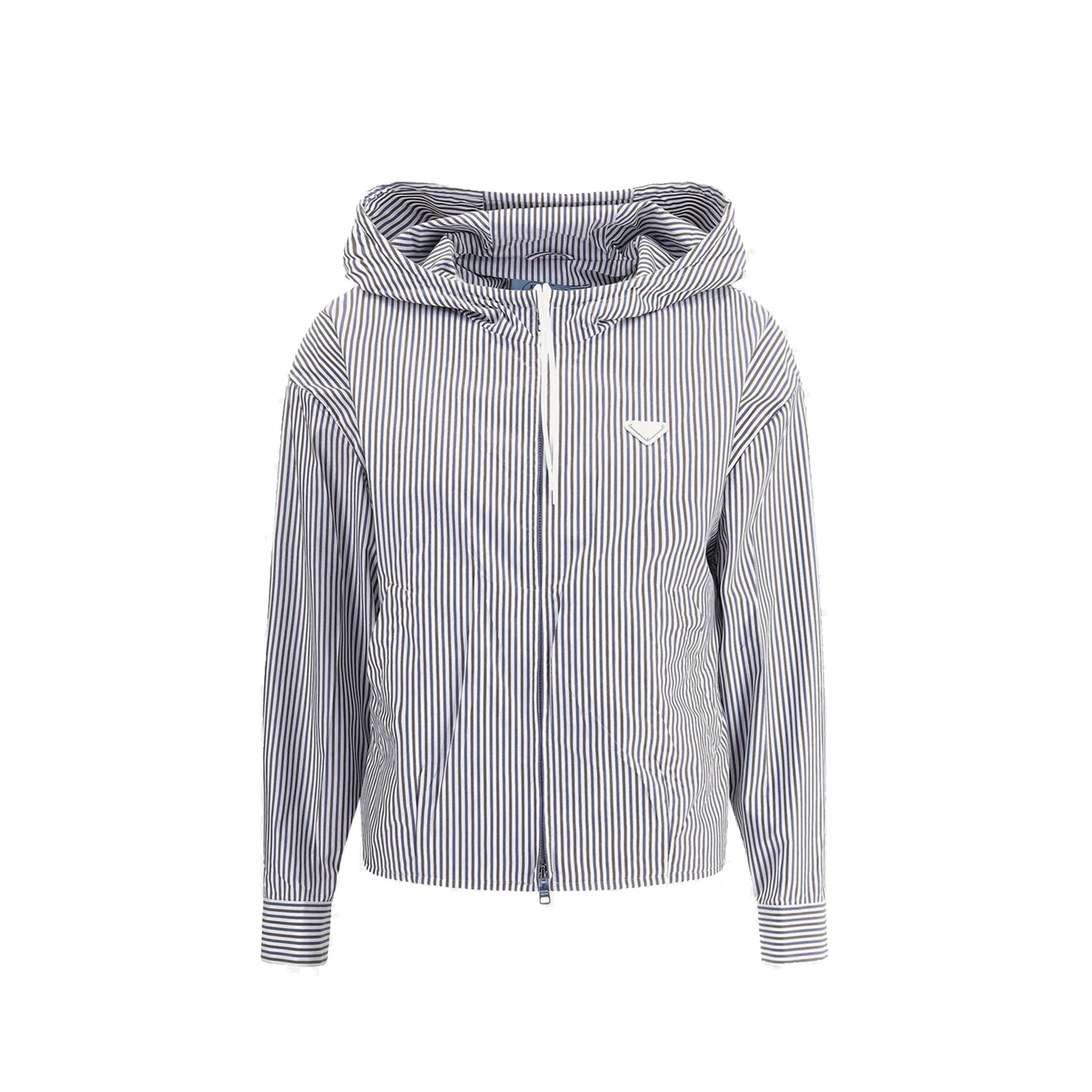 Prada Striped hooded Jacket – Siebentaschen