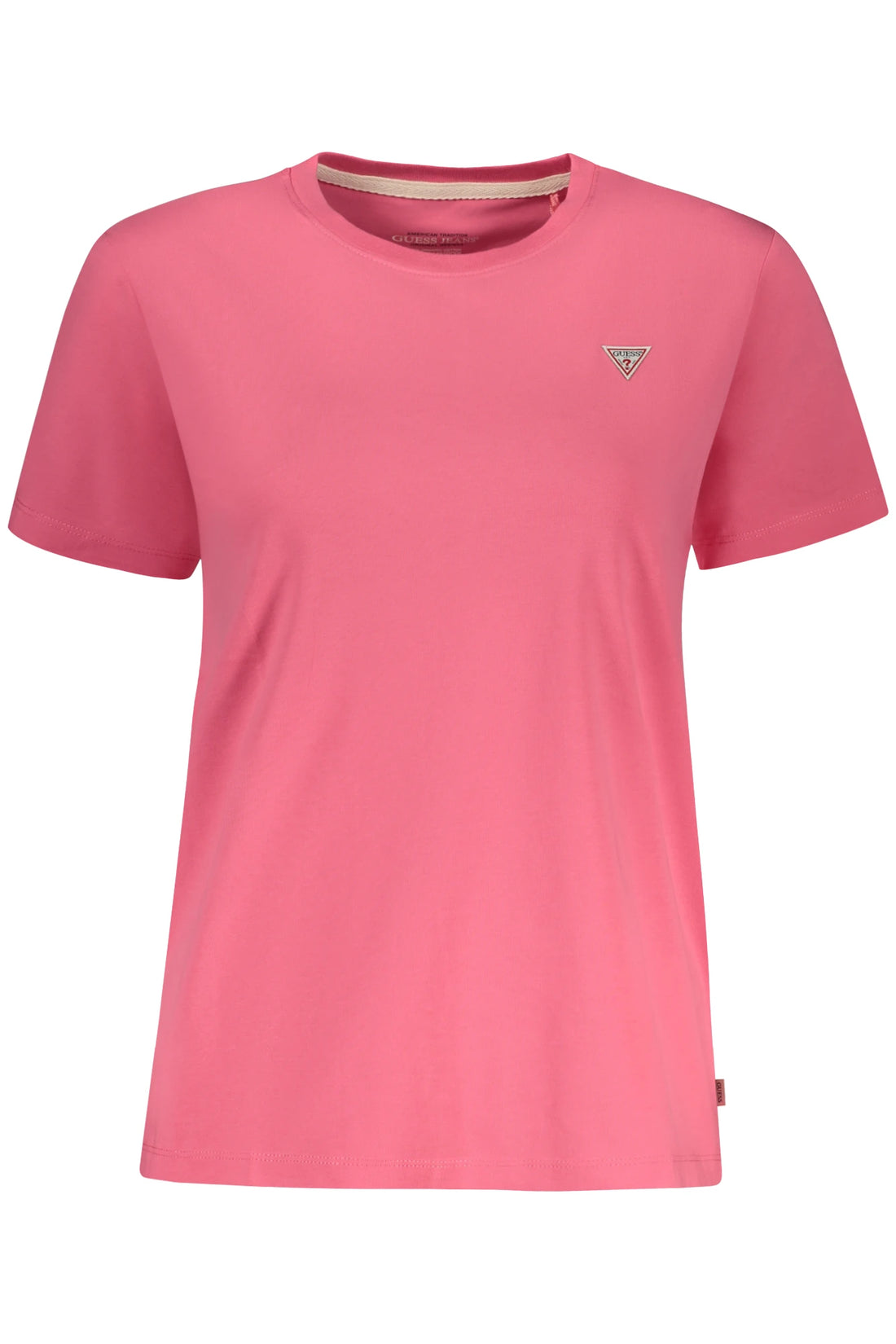 GUESS JEANS WOMEN S SHORT SLEEVE T-SHIRT PINK
