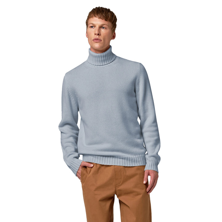 Alpha Studio Sweaters Light Blue Man