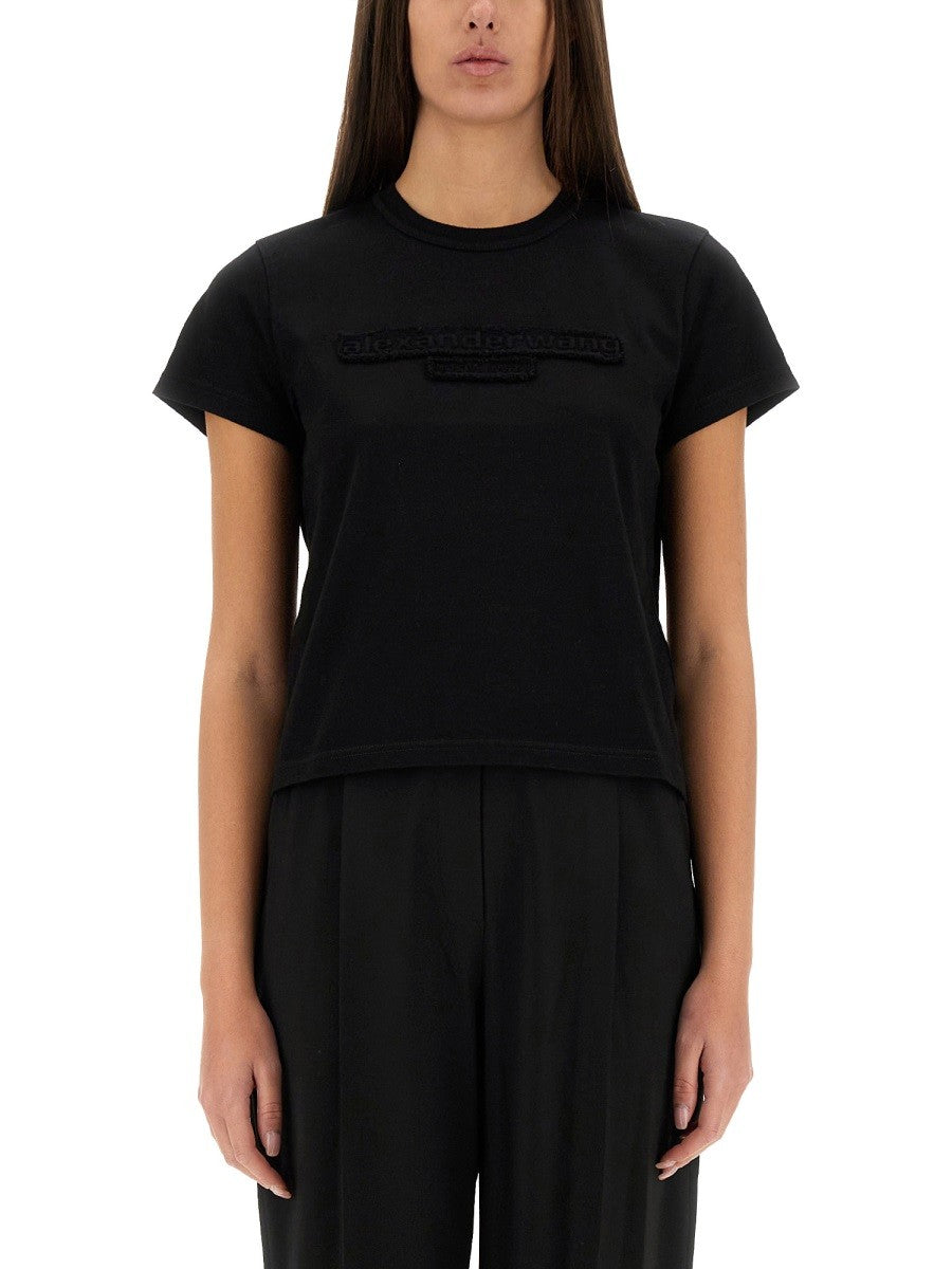 Alexander Wang EMBOSSED LOGO T-SHIRT