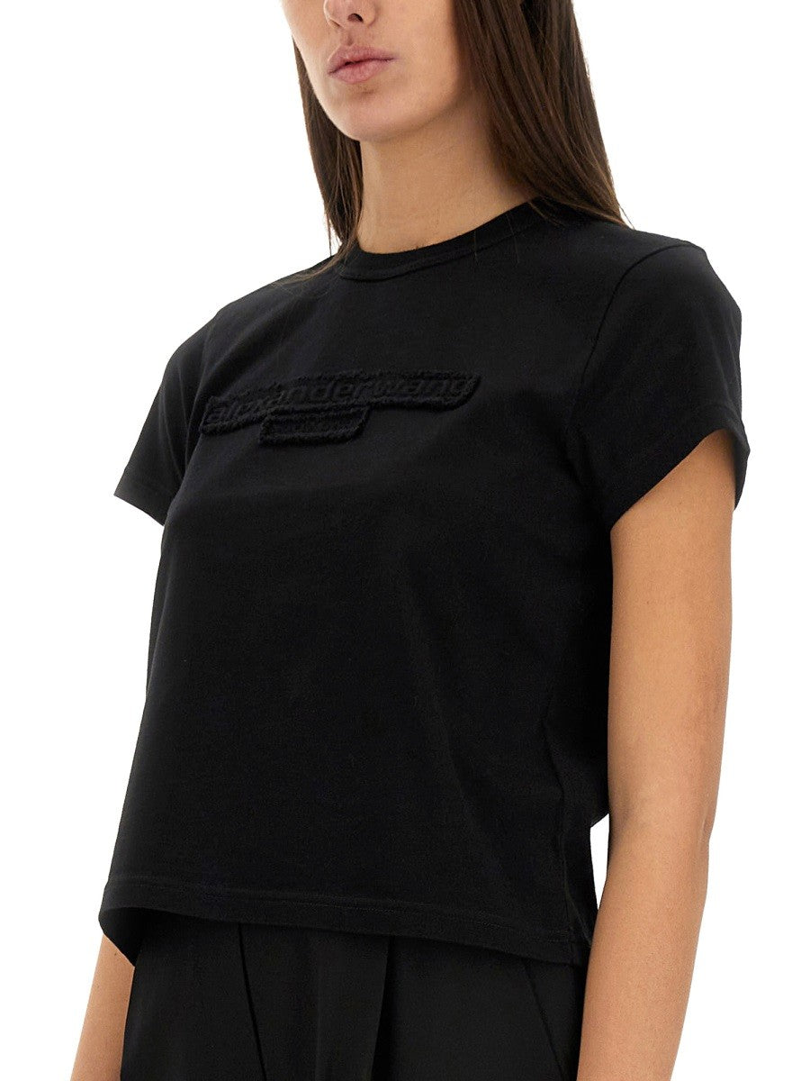 Alexander Wang EMBOSSED LOGO T-SHIRT