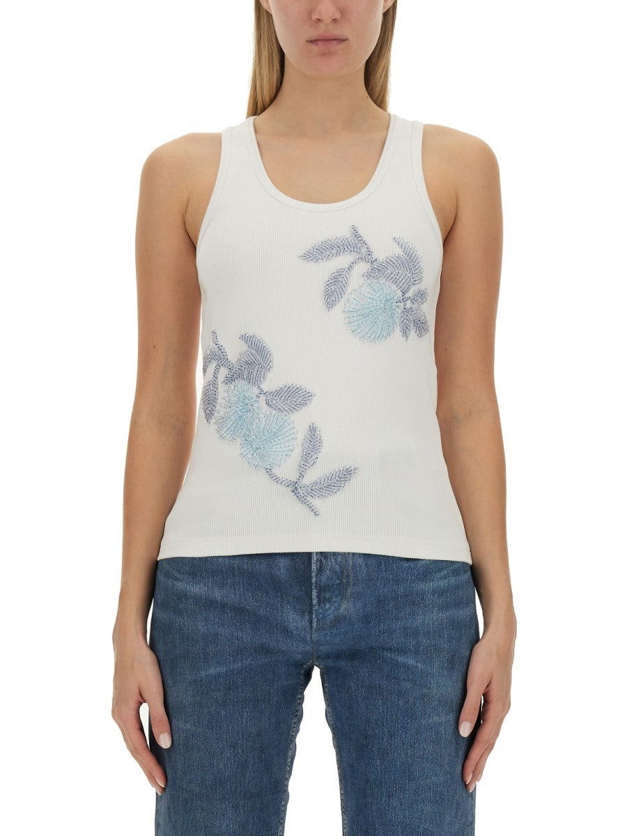 Bottega Veneta EMBROIDERED COTTON TOP