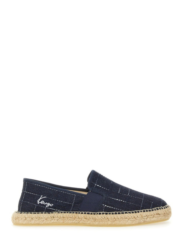 Kenzo ESPADRILLE WITH LOGO EMBROIDERY