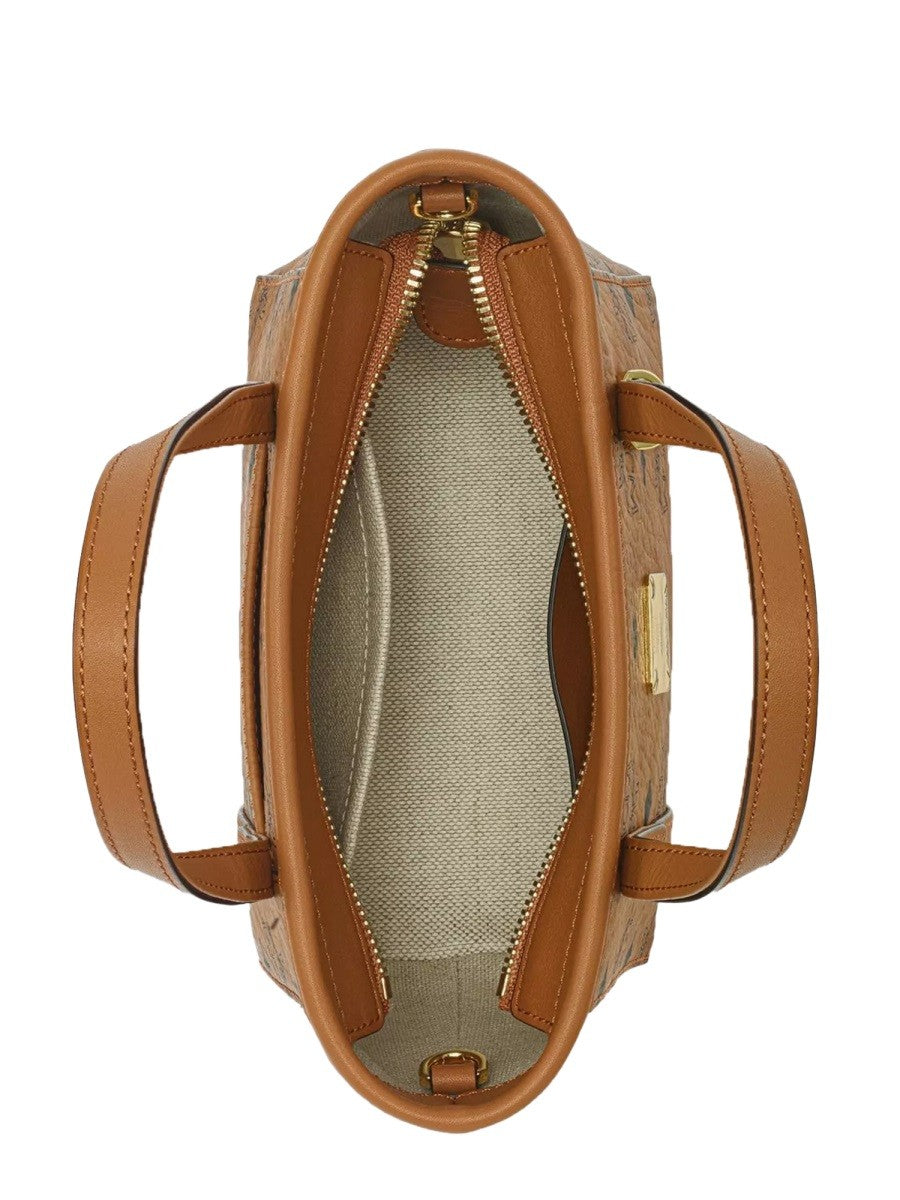 MCM EXTRA-MINI "TONI TOP-ZIP" BAG IN VISETOS