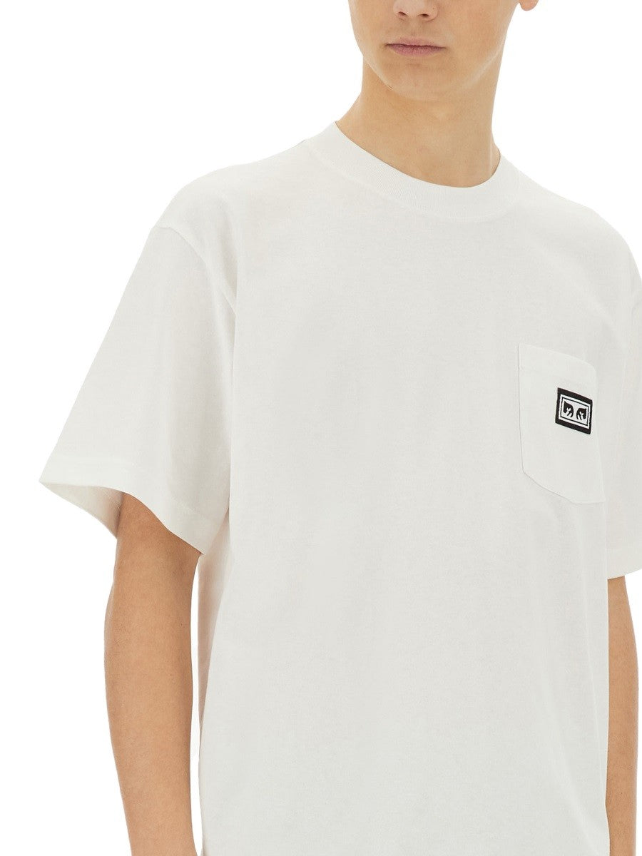 OBEY "EYES" T-SHIRT WITH POCKET