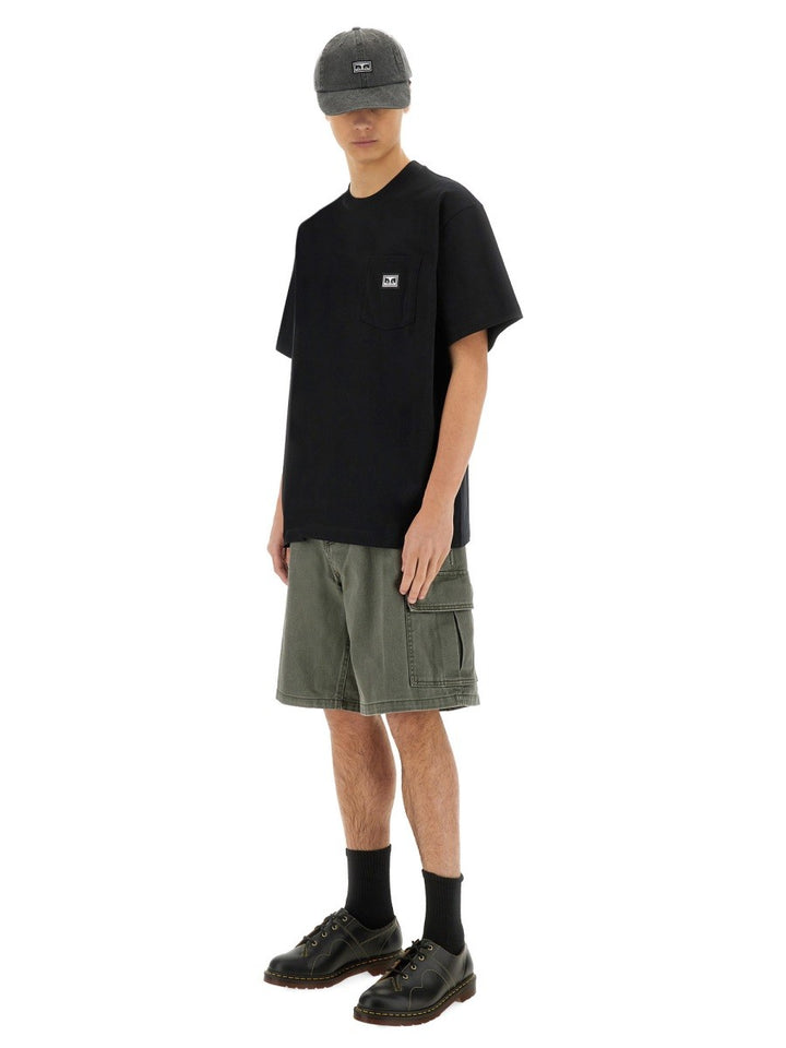 OBEY "EYES" T-SHIRT WITH POCKET