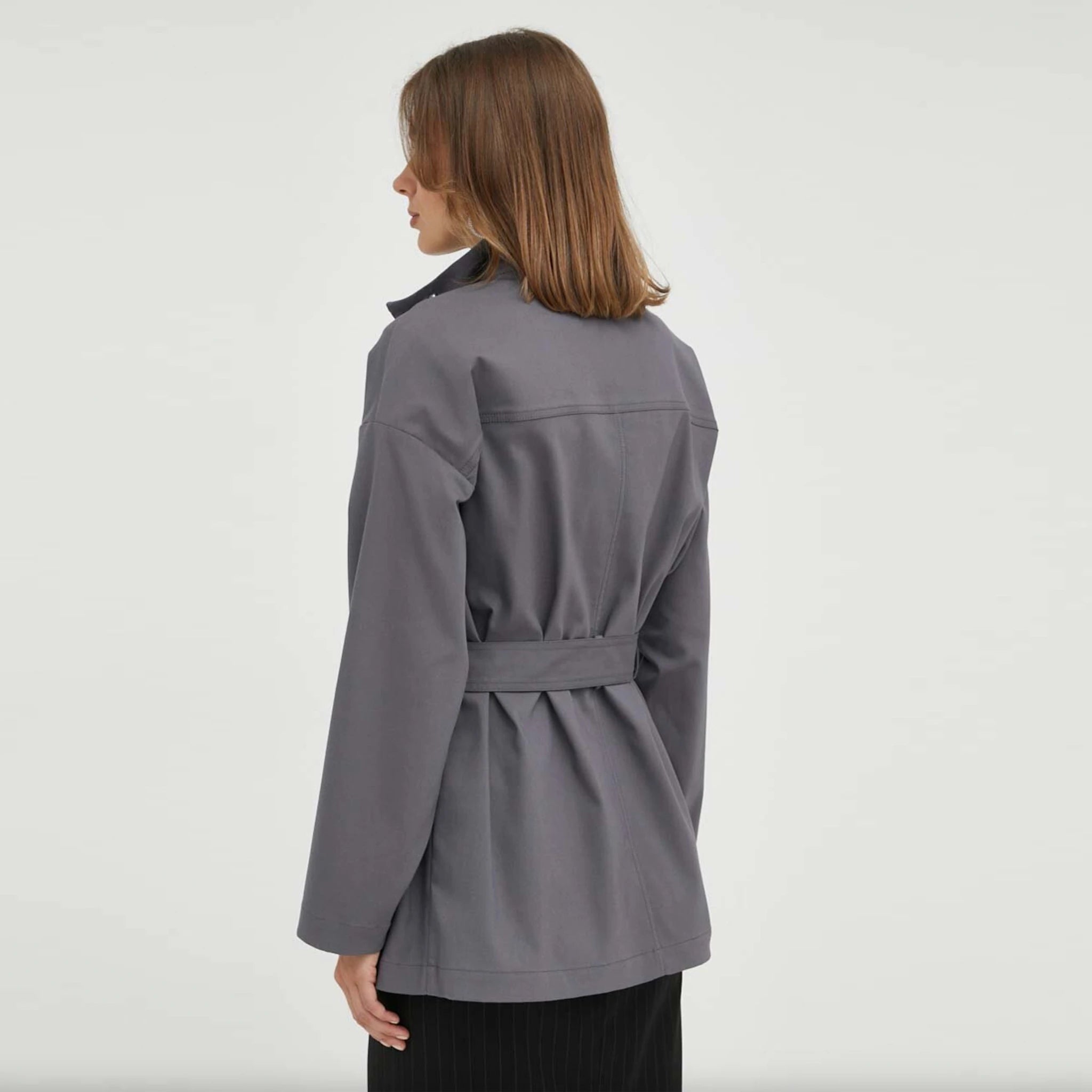 Patrizia Pepe Jackets Grey Woman