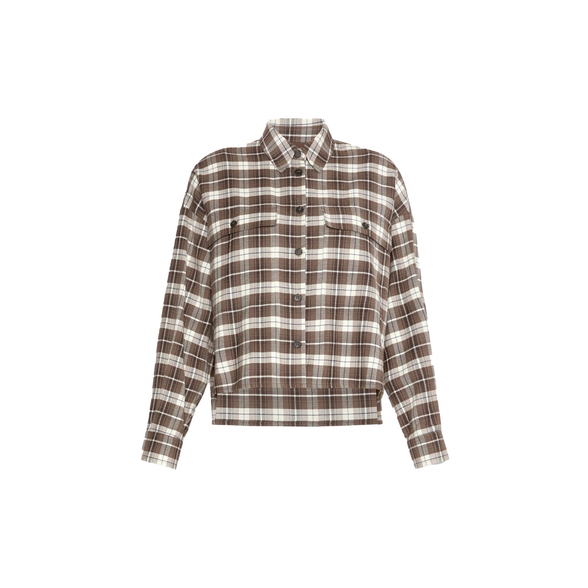 Max Mara Weekend Plaid Flannel Shirt