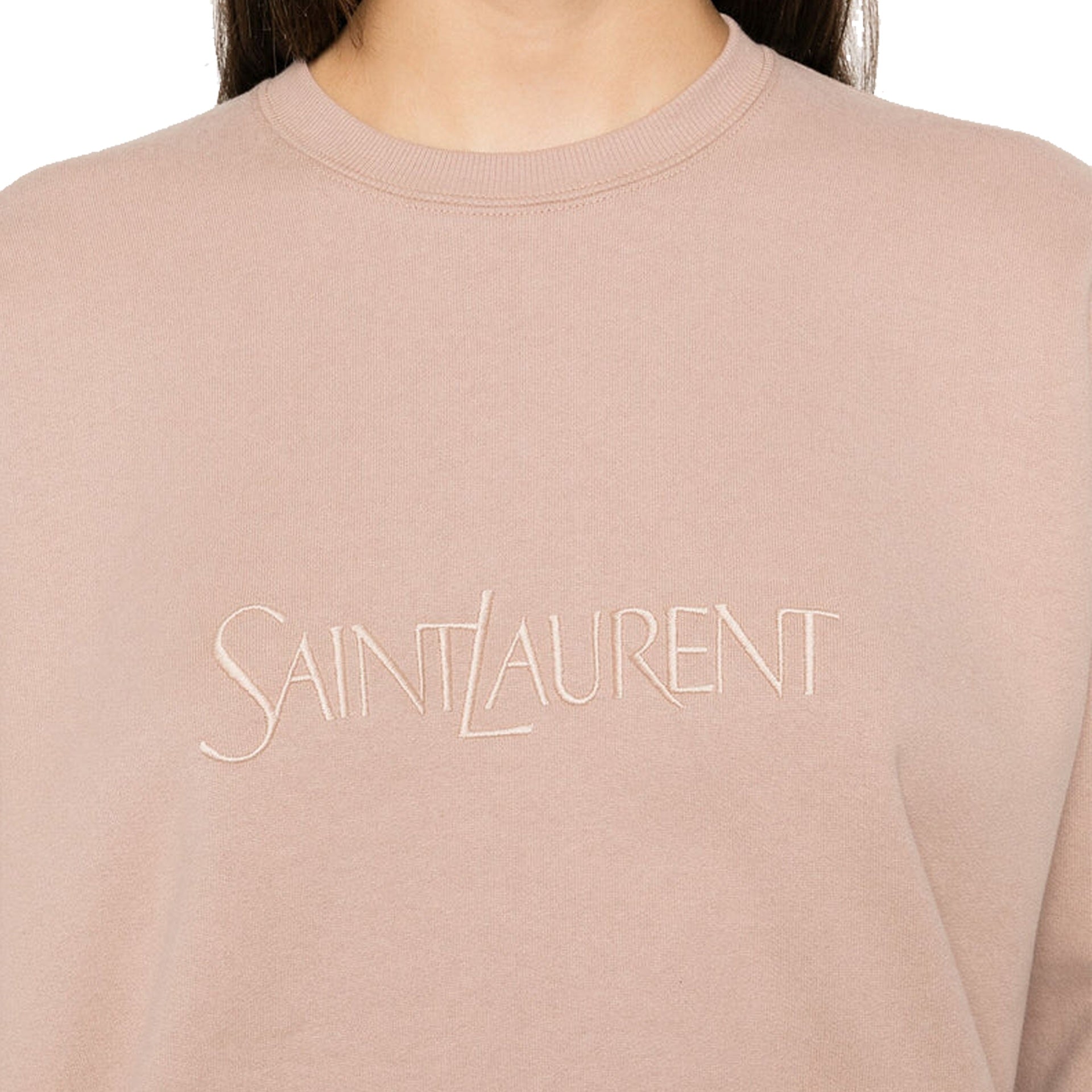Saint Laurent Cotton Logo Sweatshirt