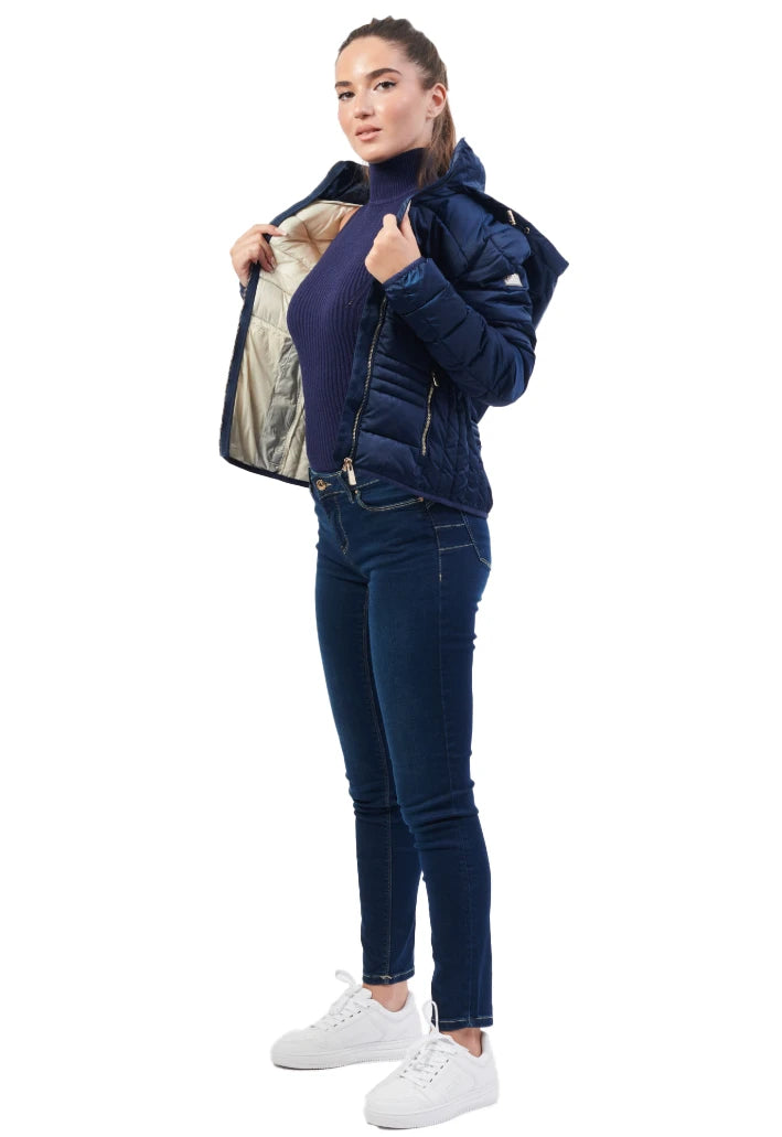 Yes Zee Jackets Blue Woman