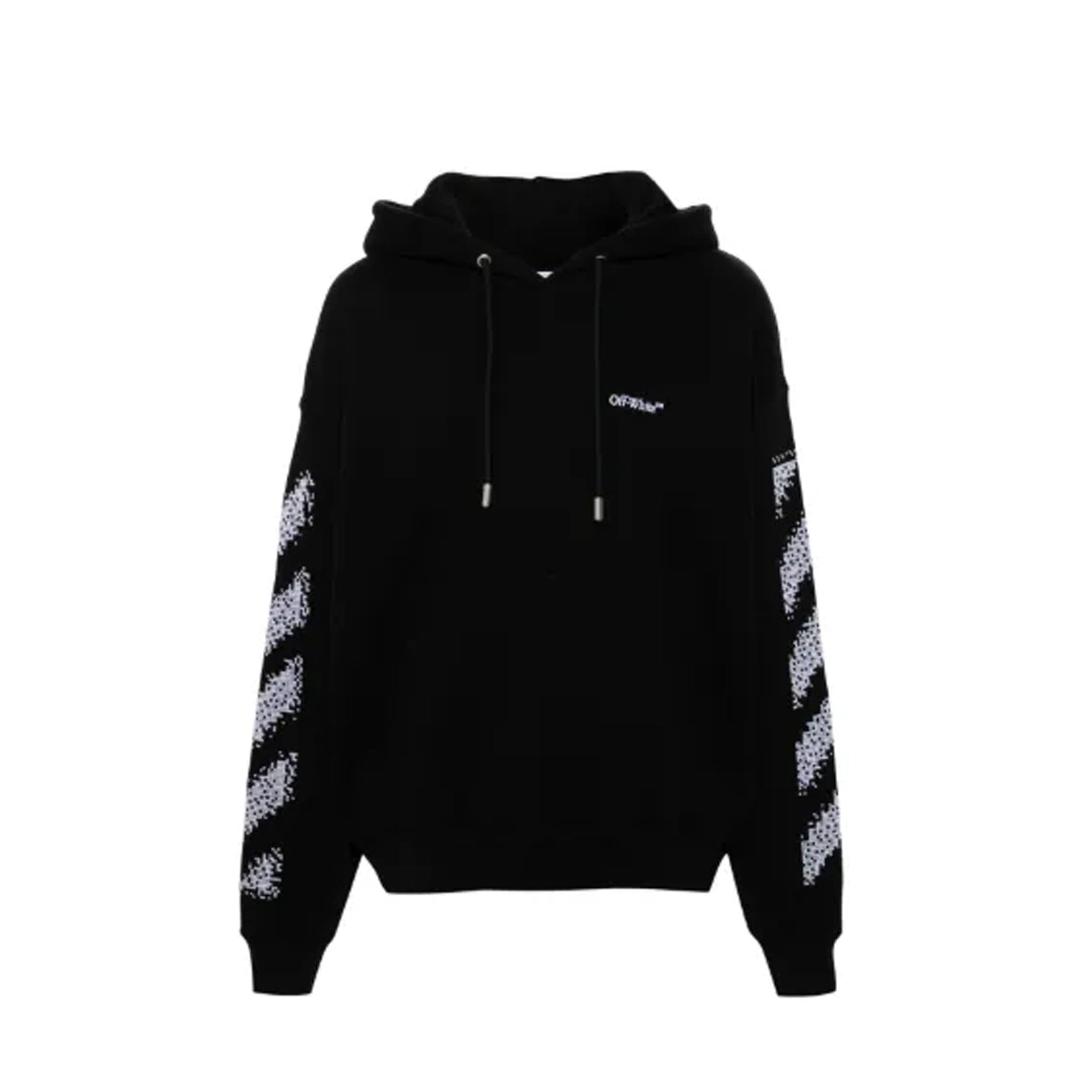 Off-White Pixel Diag Skate Hooded Sweatshirt