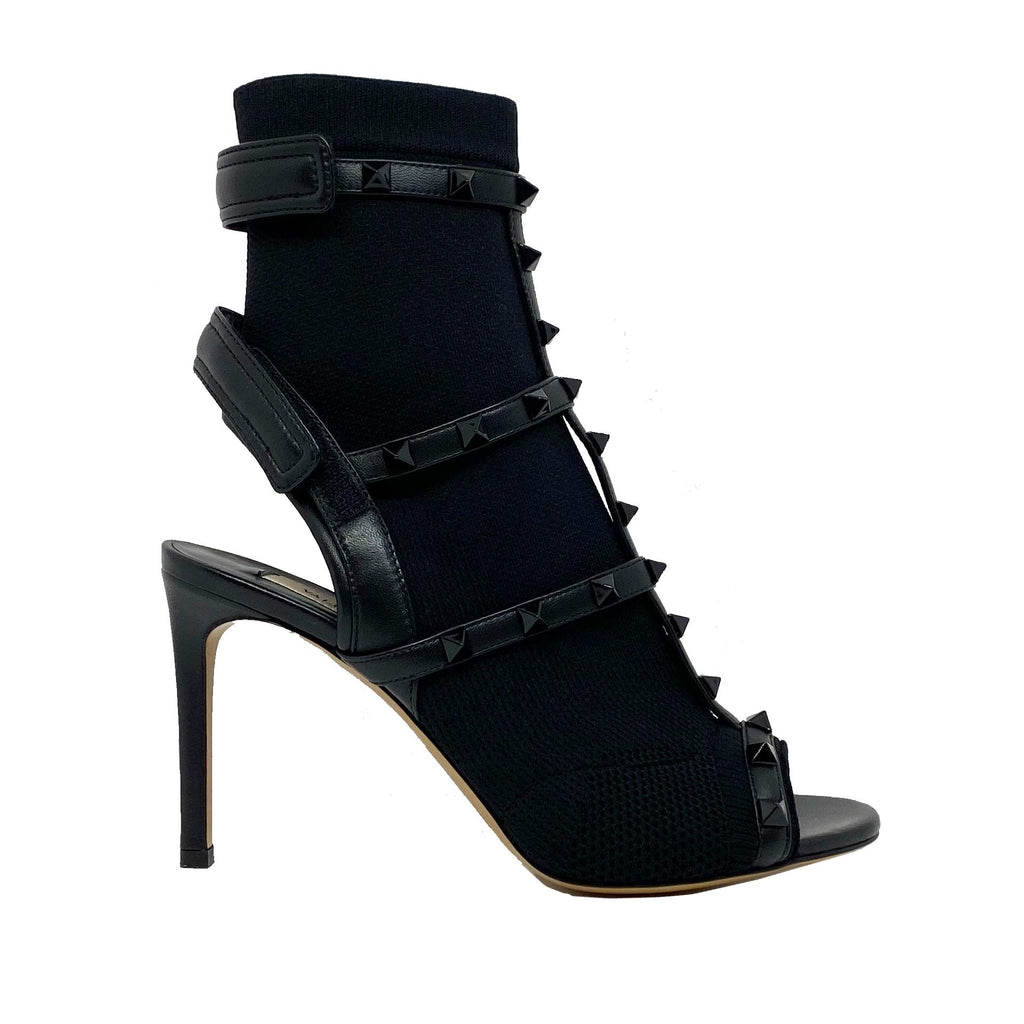 Valentino Rockstud Sock Heel Sandals
