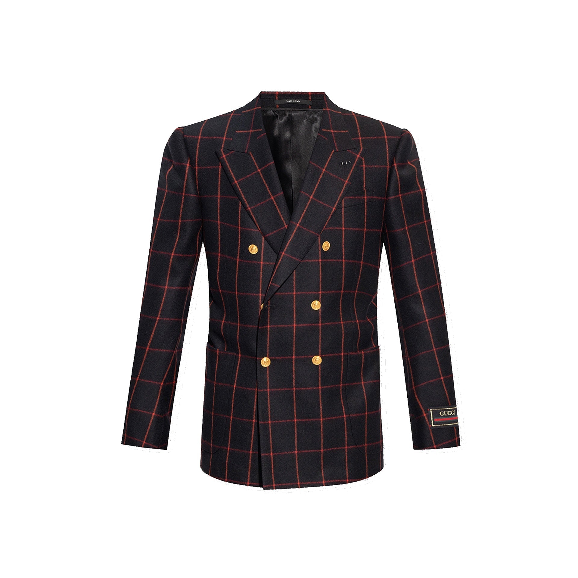 Gucci Wool Checked Blazer – Siebentaschen