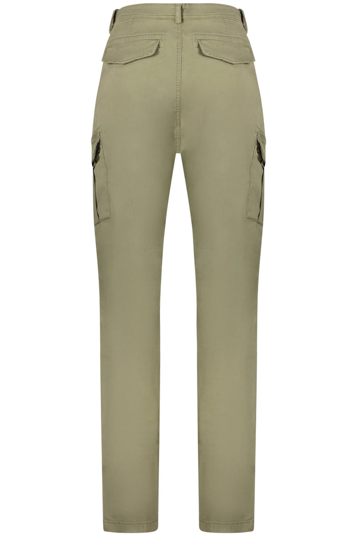 NAPAPIJRI MEN&#39;S GREEN TROUSERS