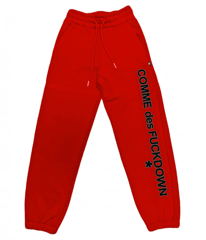Comme Des Fuckdown Trousers Red Woman