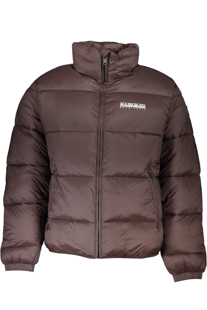 NAPAPIJRI BROWN MEN&#39;S JACKET