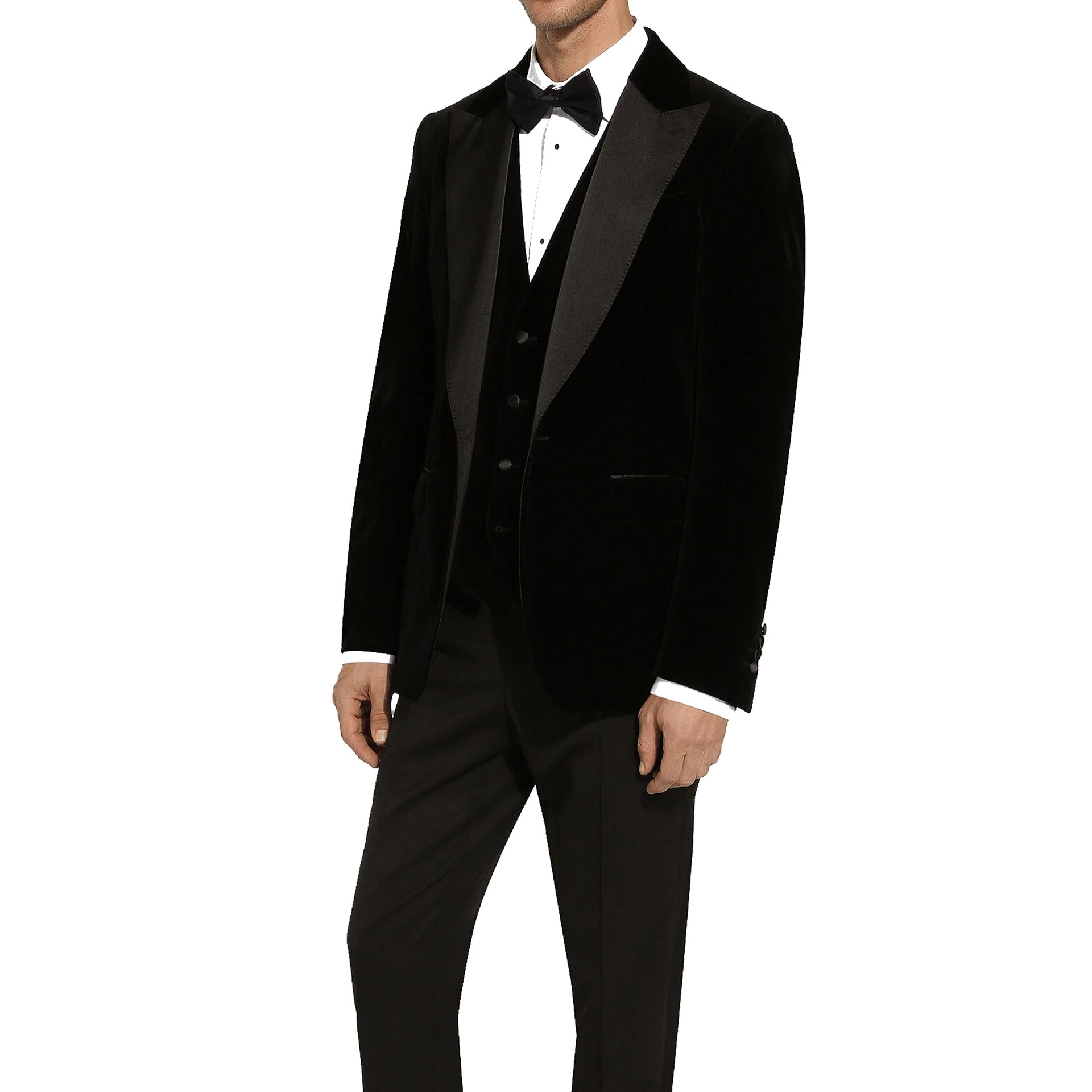 Dolce & Gabbana Tuxedo Velvet Jacket – Siebentaschen