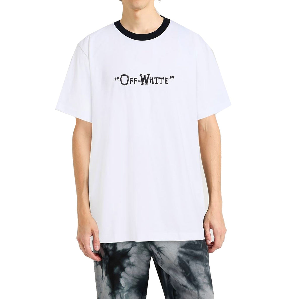 Off - White Logo T-shirt - MEN CLOTHING - OFF - WHITE - Tluxy New