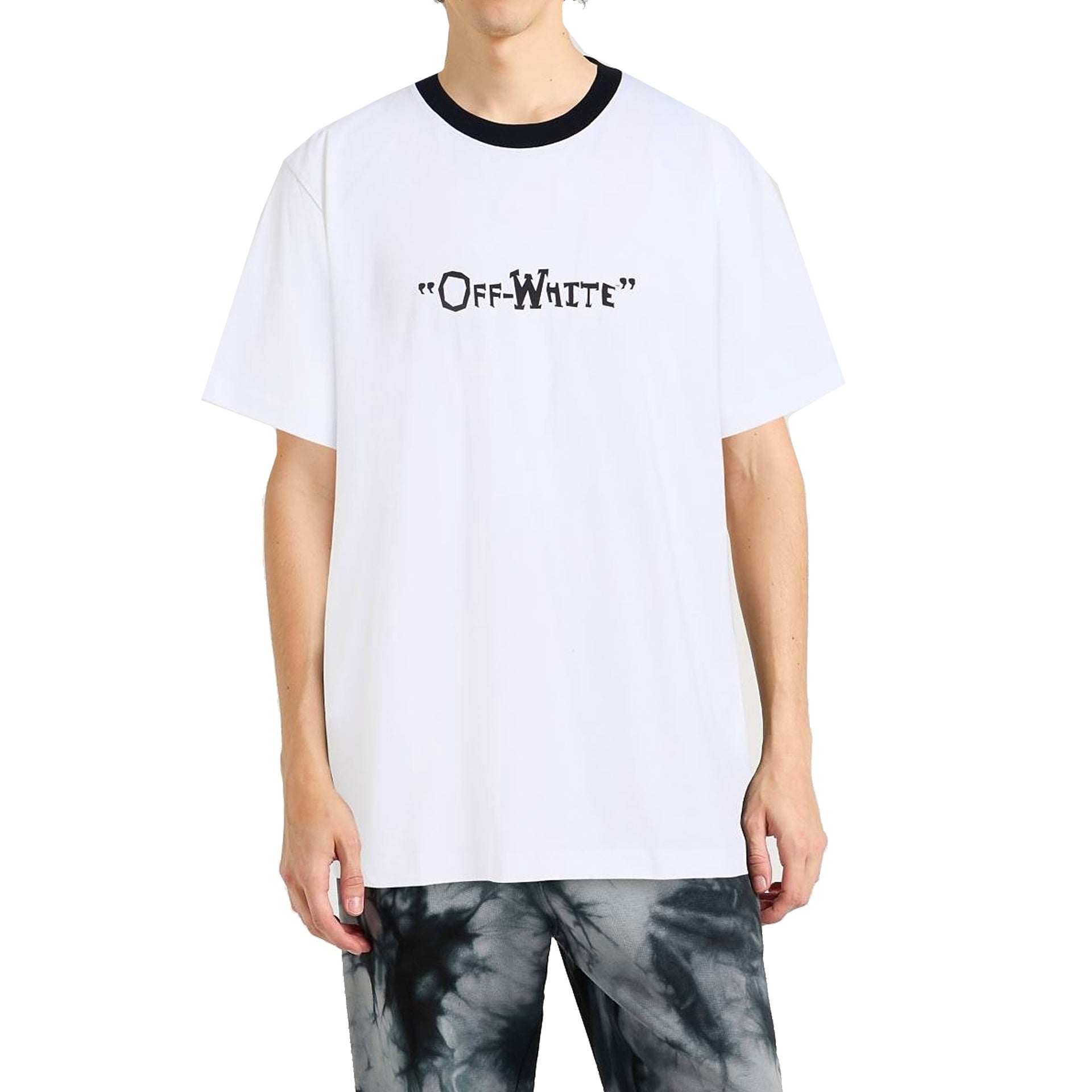 Off - White Logo T-shirt - MEN CLOTHING - OFF - WHITE - Tluxy New