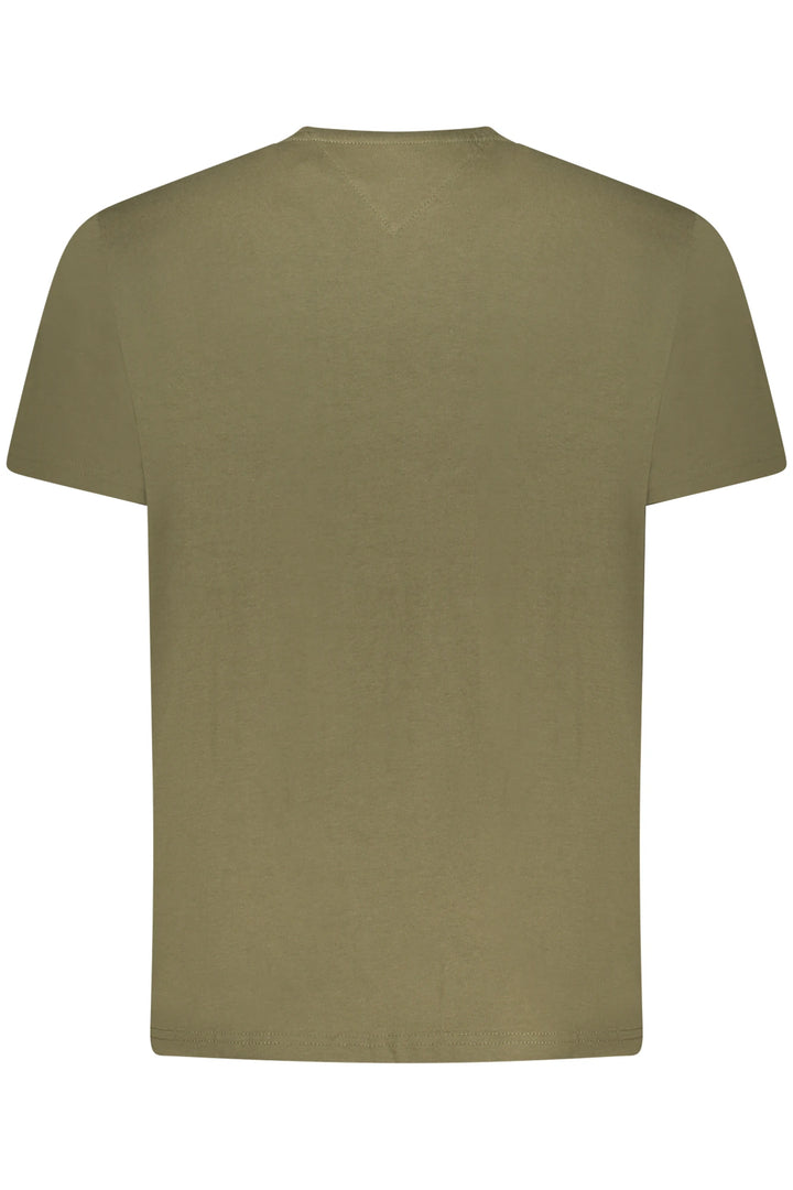 TOMMY HILFIGER MEN&#39;S SHORT-SLEEVED T-SHIRT GREEN