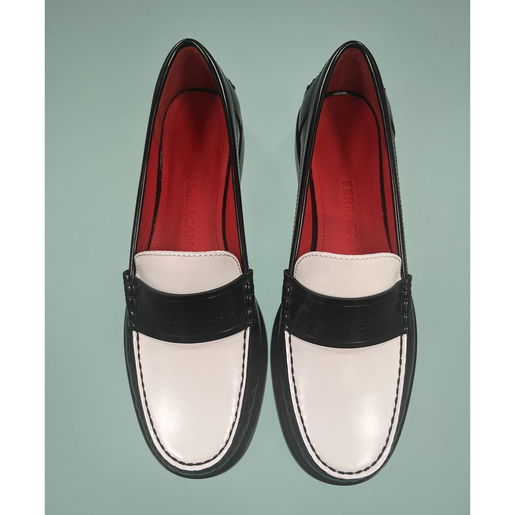 Salvatore Ferragamo Irina Leather Loafers - WOMEN SHOES - SALVATORE FERRAGAMO - Tluxy New