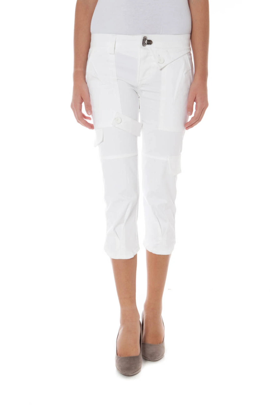 PHARD WHITE WOMAN PINOCCHIETTO TROUSERS