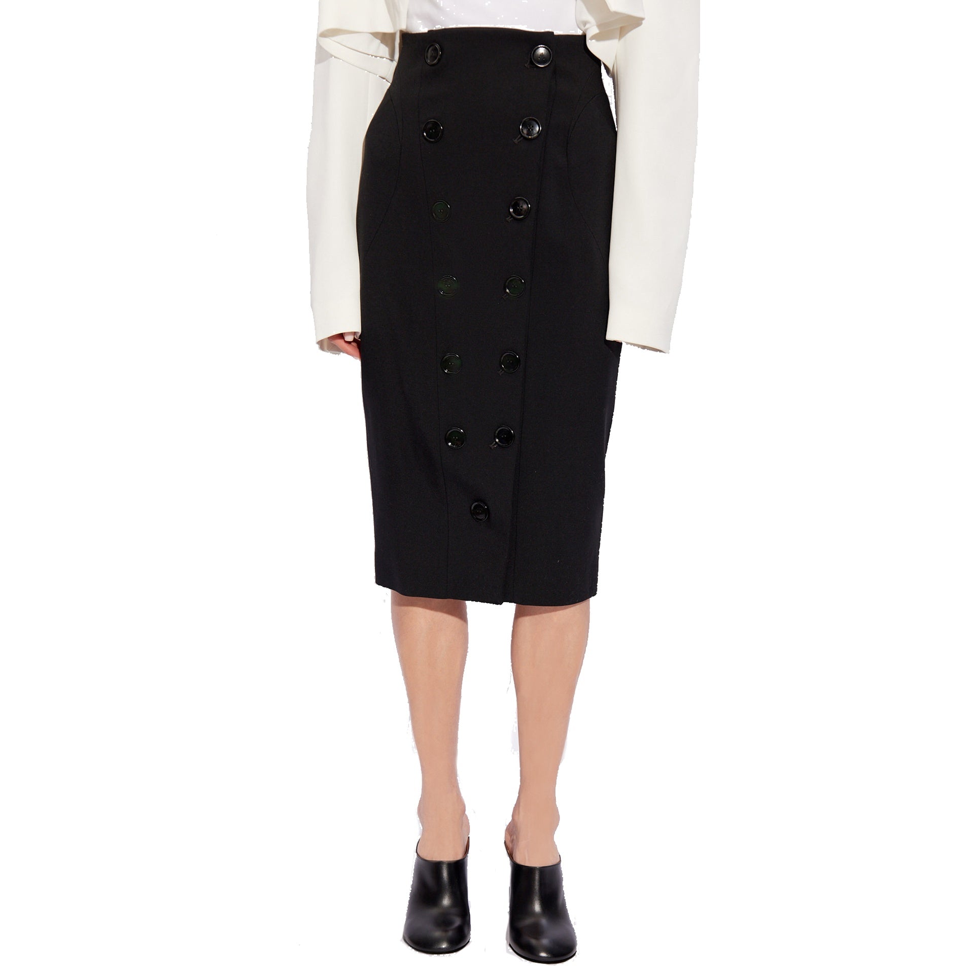 Alaia Wool Pencil Skirt