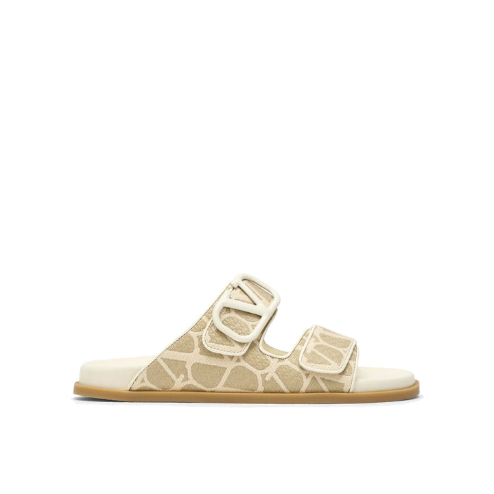 Valentino Garavani Toile Iconographe Flat Sandals