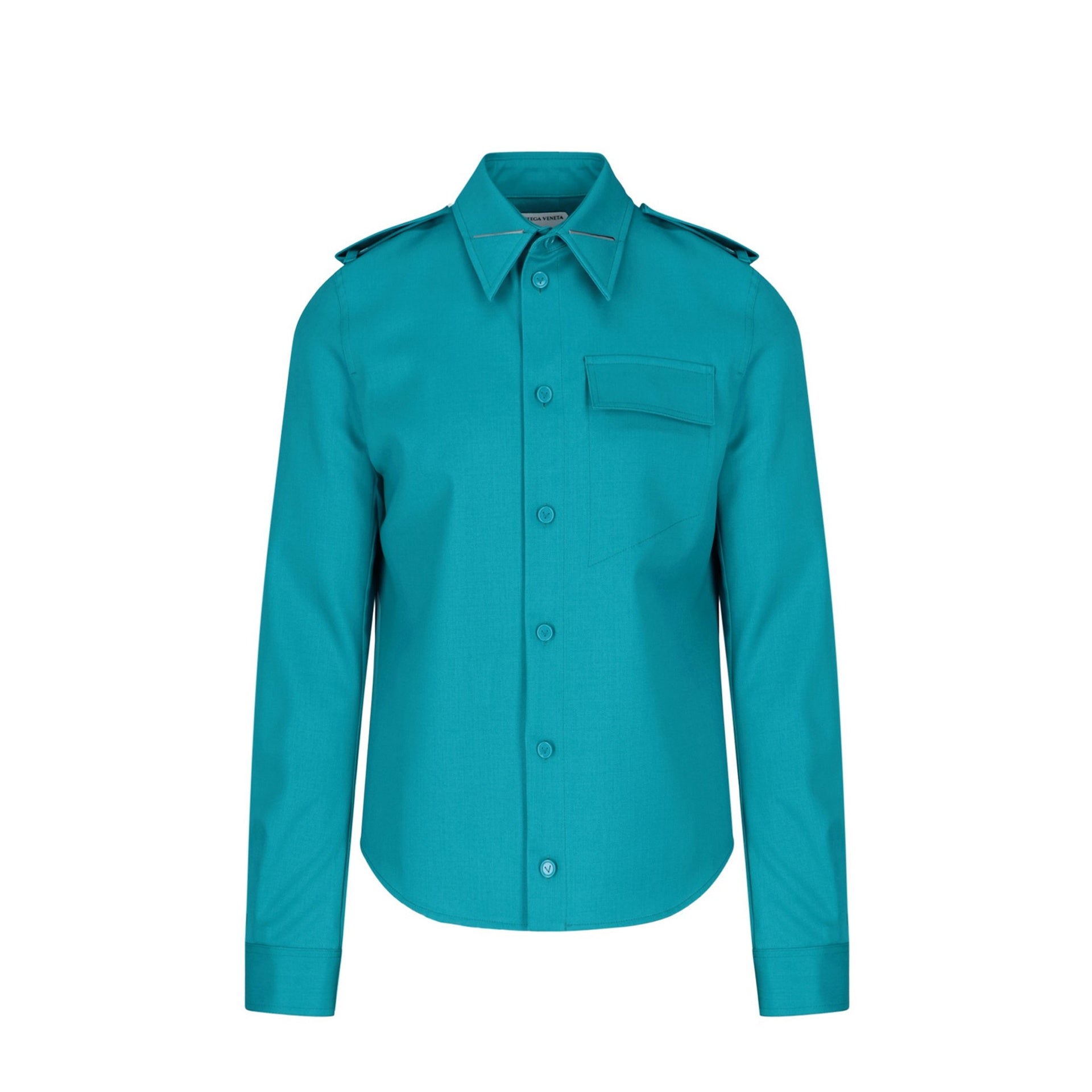Bottega Veneta Grain De Poudre Wool Shirt – Siebentaschen