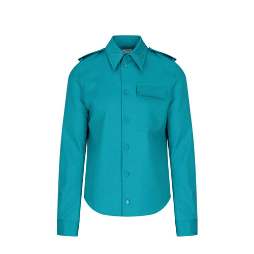 Bottega Veneta Grain De Poudre Wool Shirt – Siebentaschen