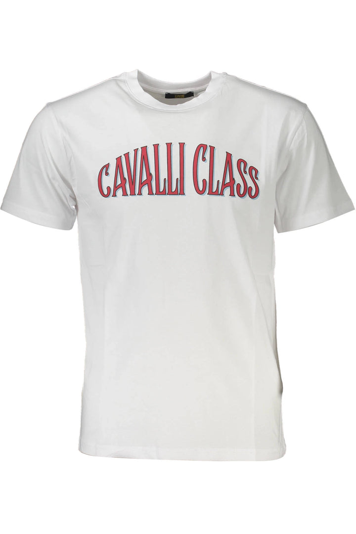 CAVALLI CLASS SHORT SLEEVE T-SHIRT MEN WHITE