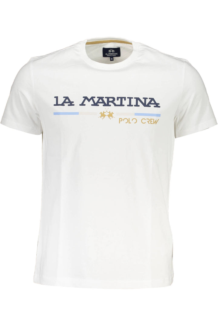 LA MARTINA MEN&#39;S SHORT SLEEVE T-SHIRT WHITE