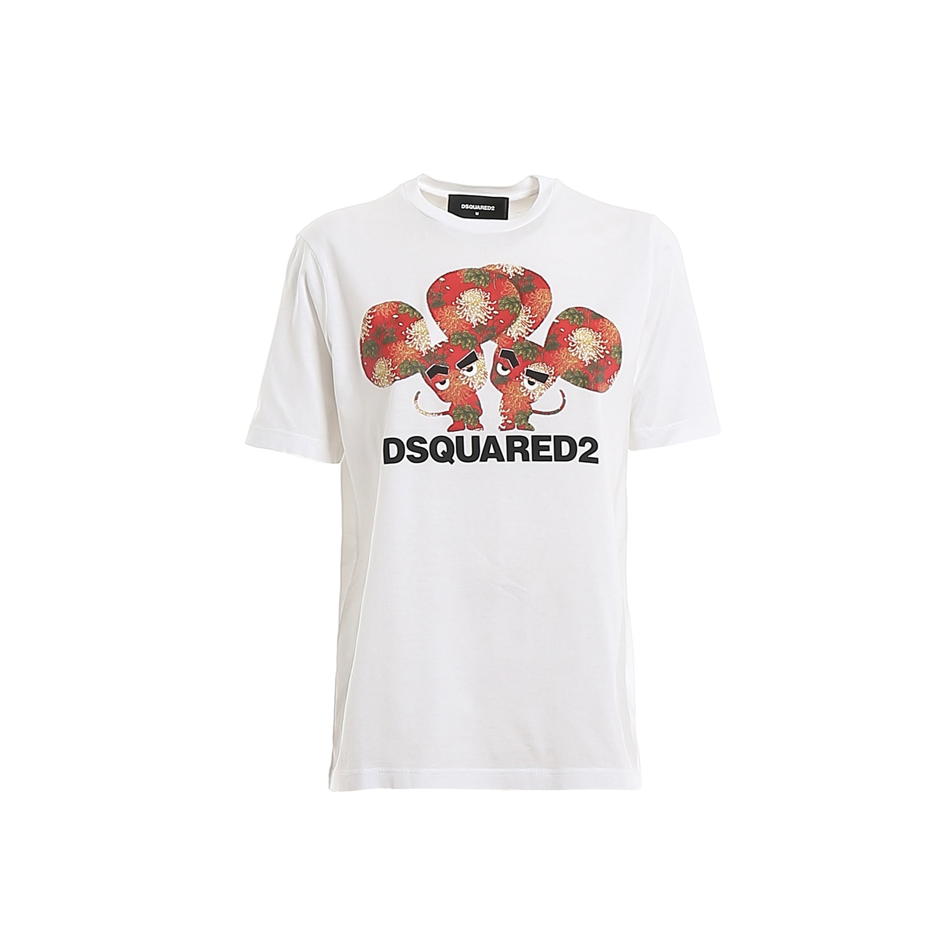 Dsquared2 Cotton Logo T-Shirt - WOMEN CLOTHING - DSQUARED2 - Tluxy New