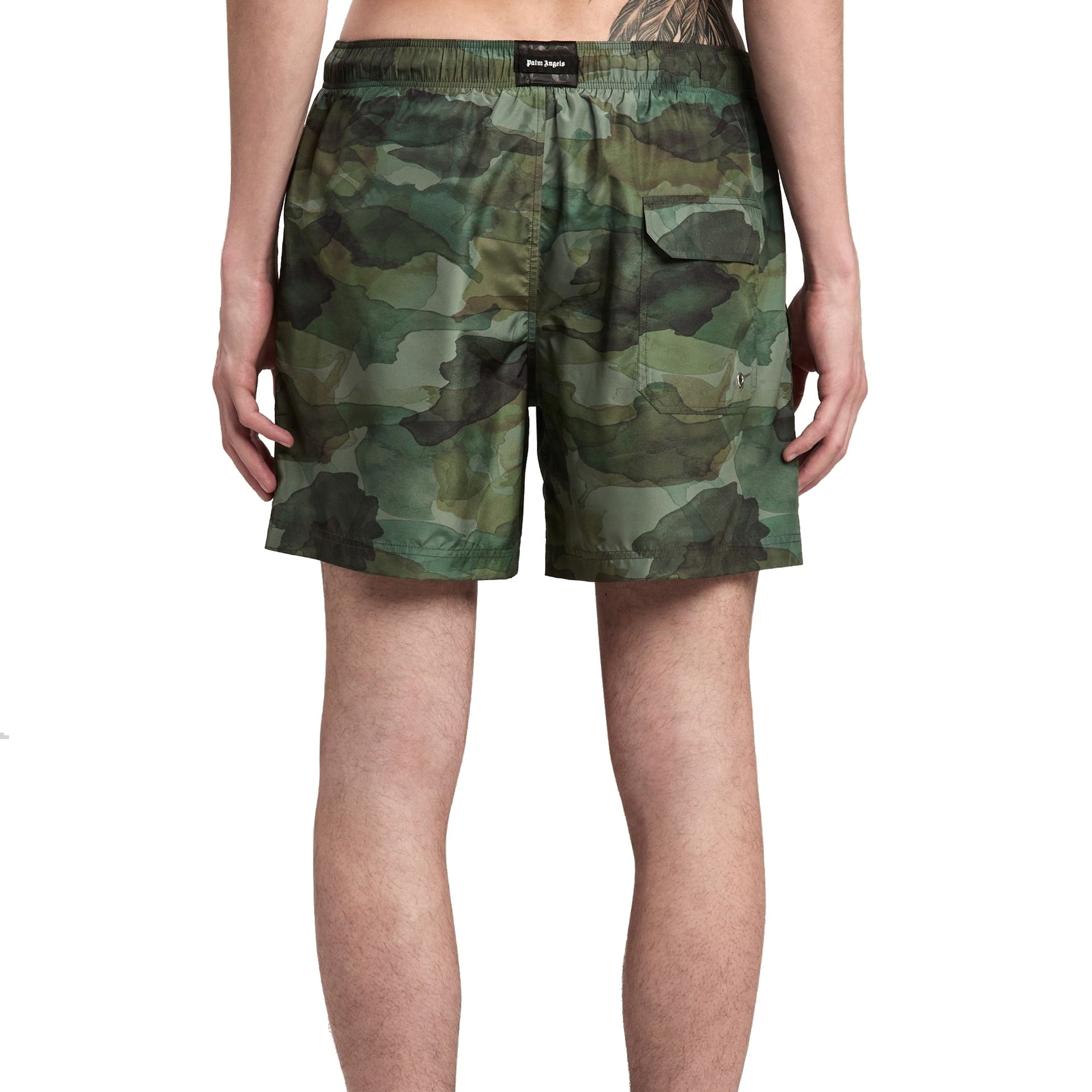 Palm Angels Camouflage Swim Shorts