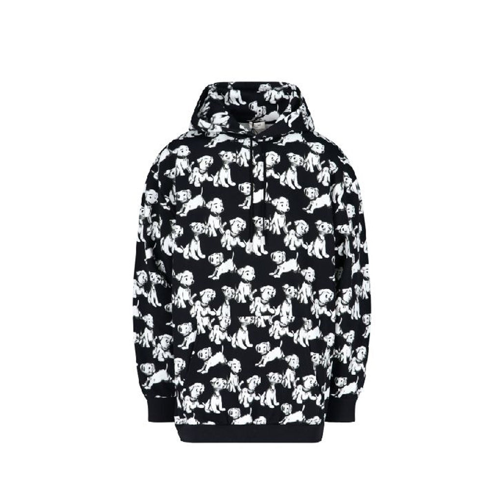 Celine Hooded Printed Dogs Sweatshirt – Siebentaschen