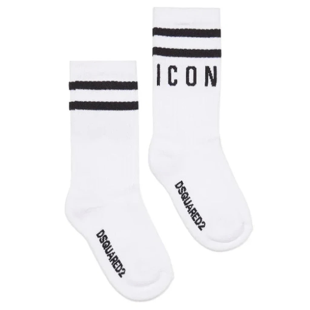 Dsquared2 Socks White Junior