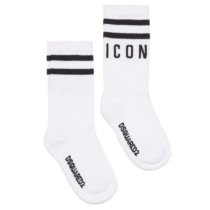 Dsquared2 Socks White Junior