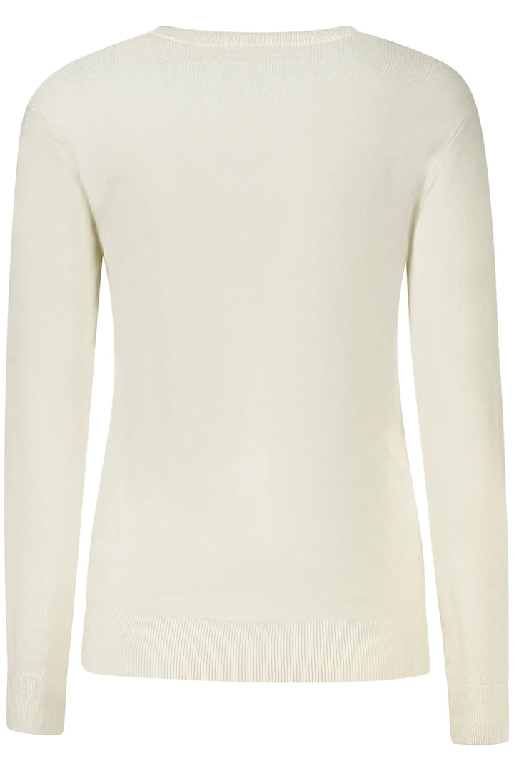 GUESS JEANS WOMEN&#39;S WHITE SWEATER