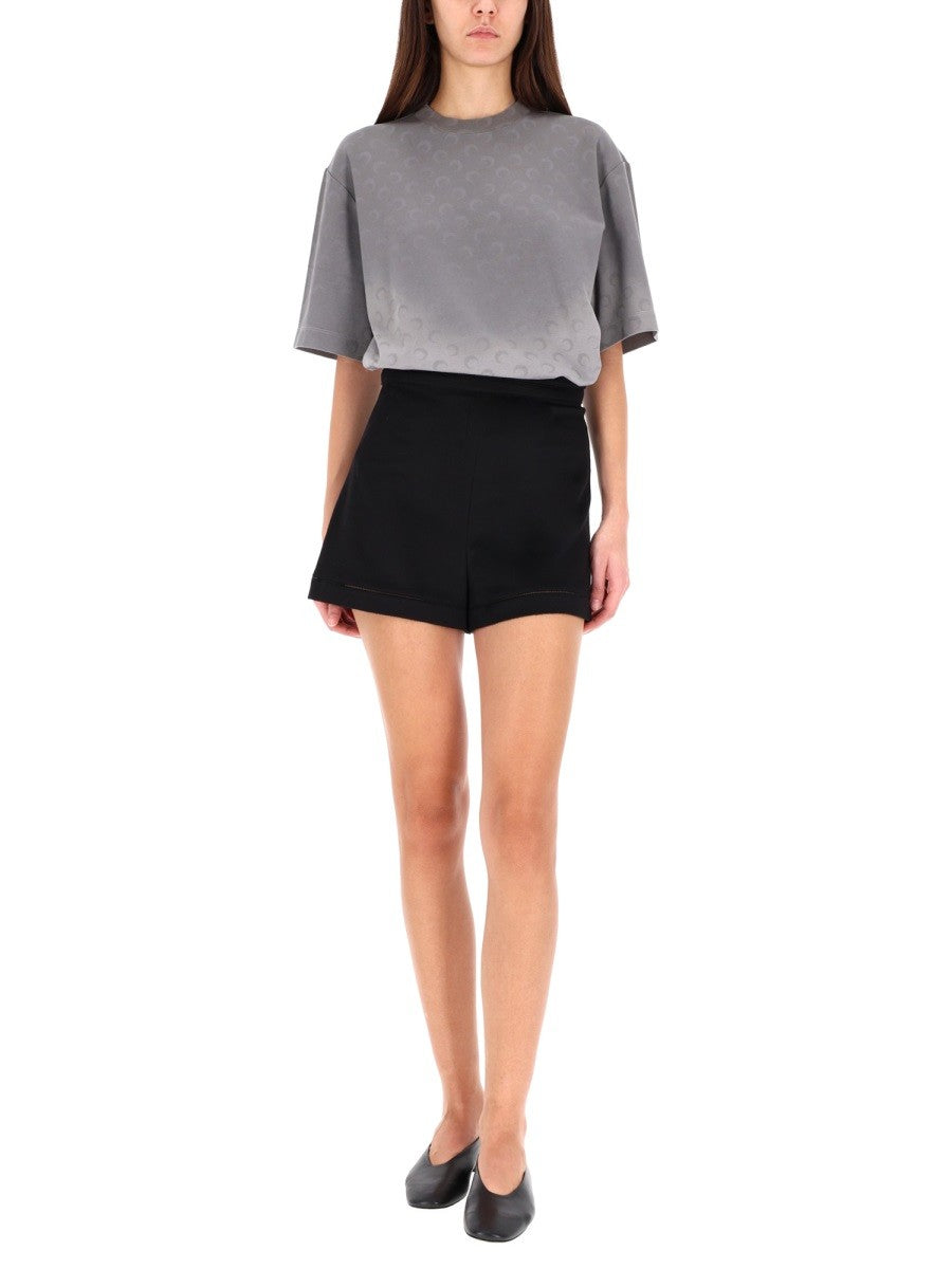 MARINE SERRE "FADED MOON" T-SHIRT