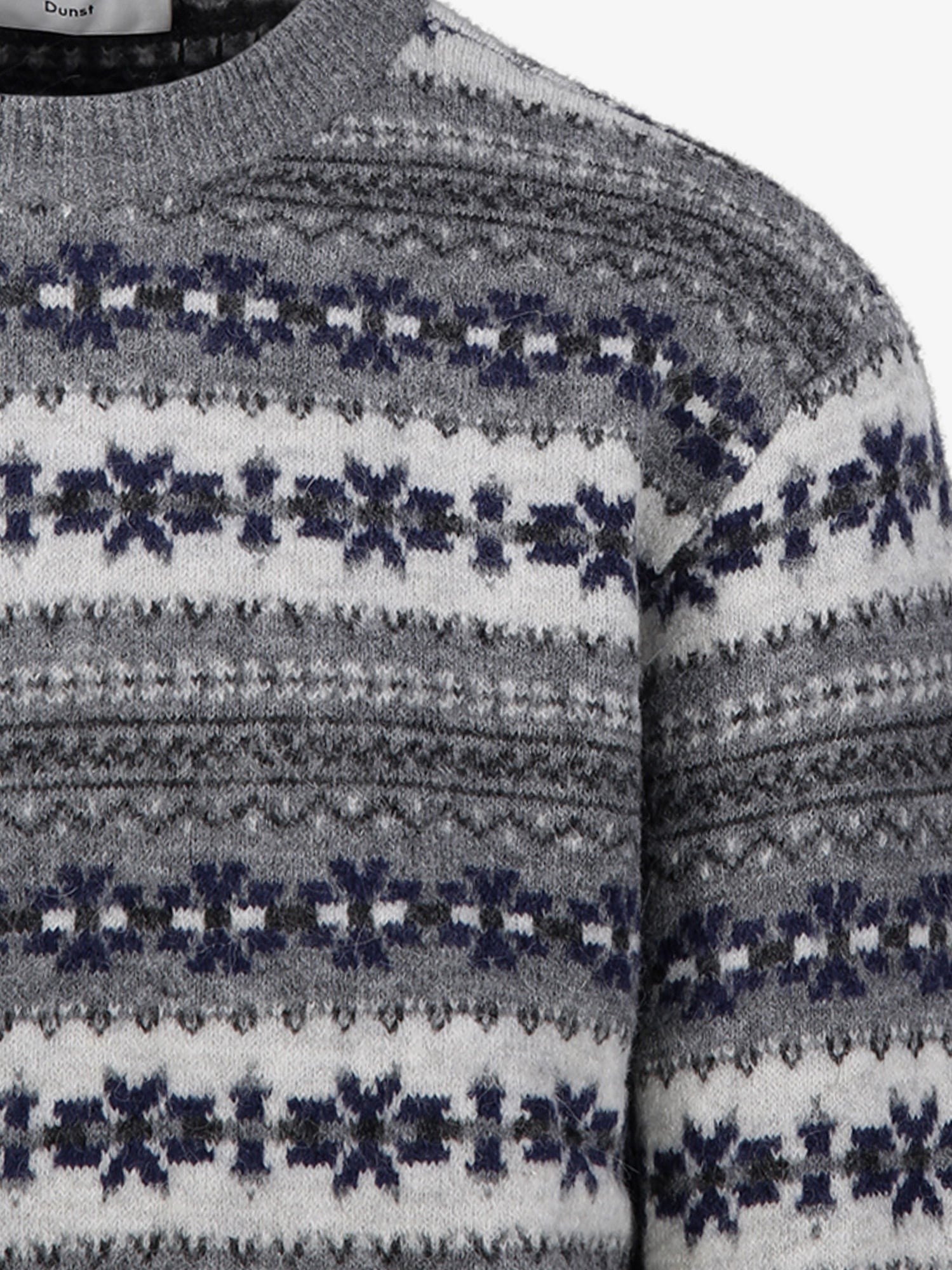 DUNST Fairisle wool blend sweater